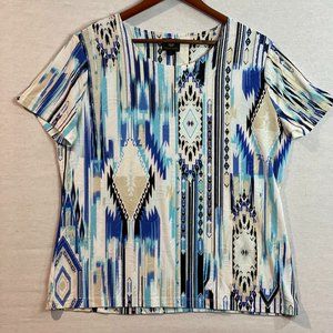 JM Collection Woman Short Sleeve Top Size P/XL